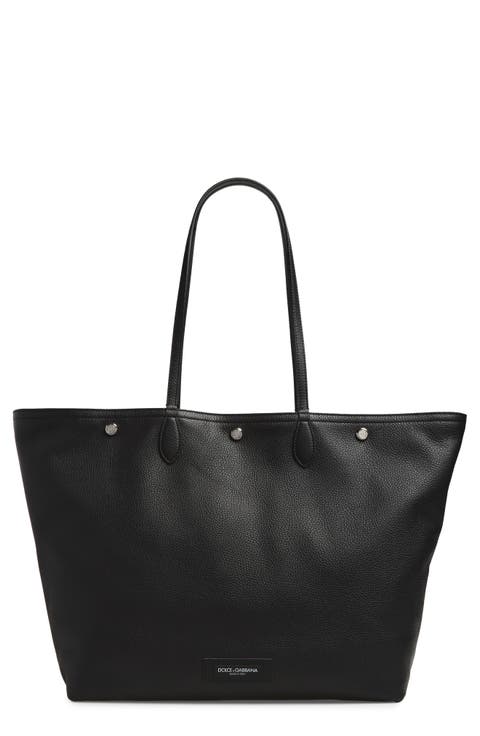Pebbled Leather Shopper