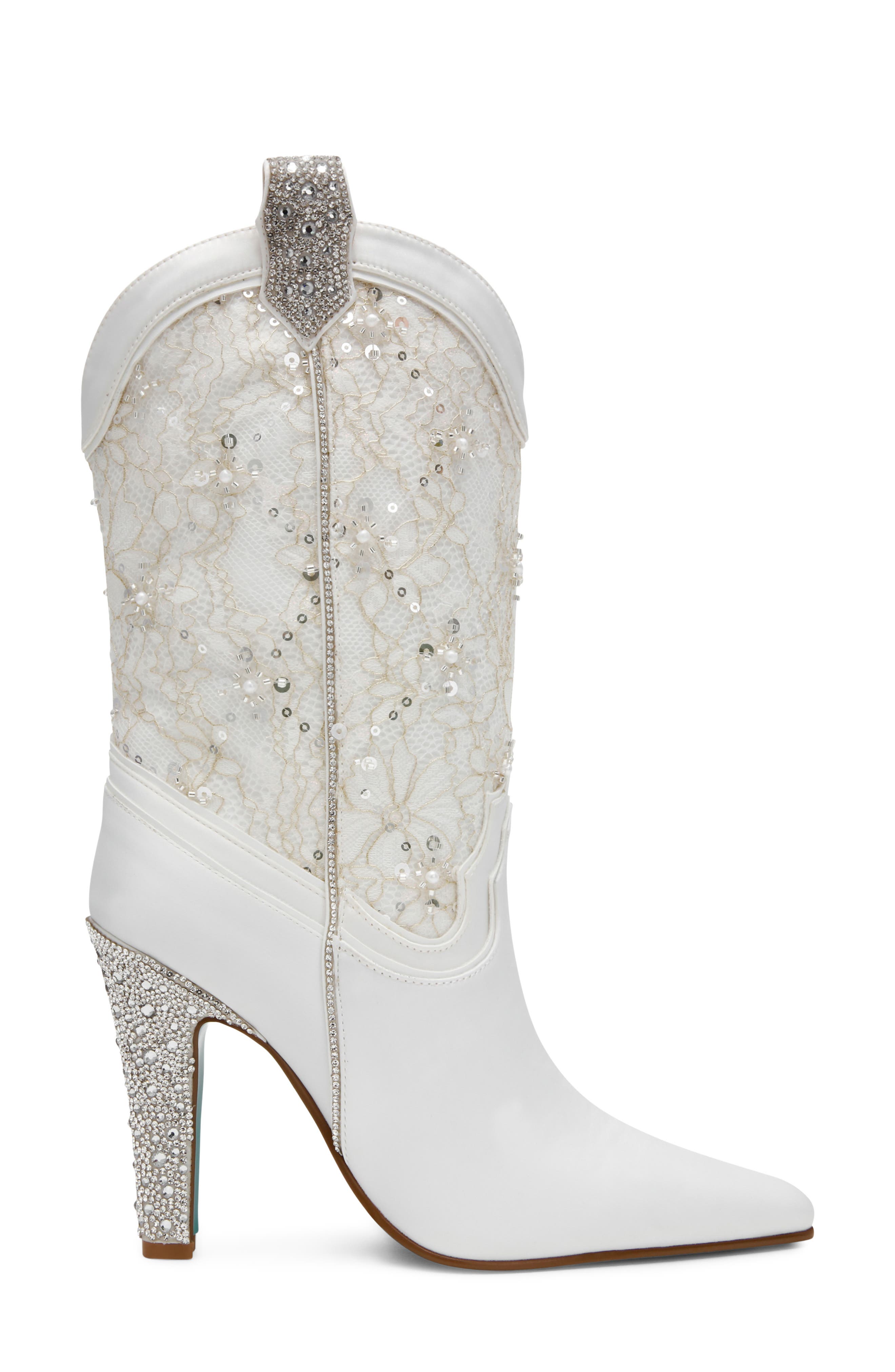 Bruno Western Boot, Alternate, color, IVORY