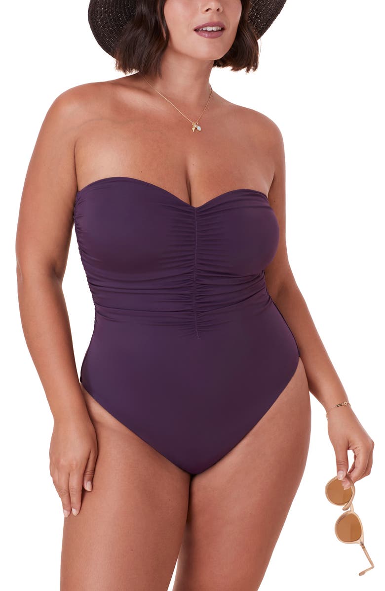 Andie The Pana Strapless One-Piece Swimsuit, Alternate, color, 