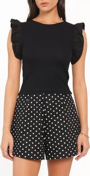 Petal & Pup Kathleen Ruffle Sleeve Knit Top