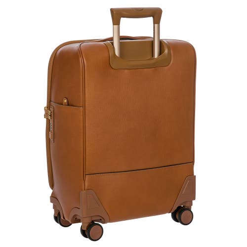 Bric's Life Pelle 21" Carry-on Spinner In Brown