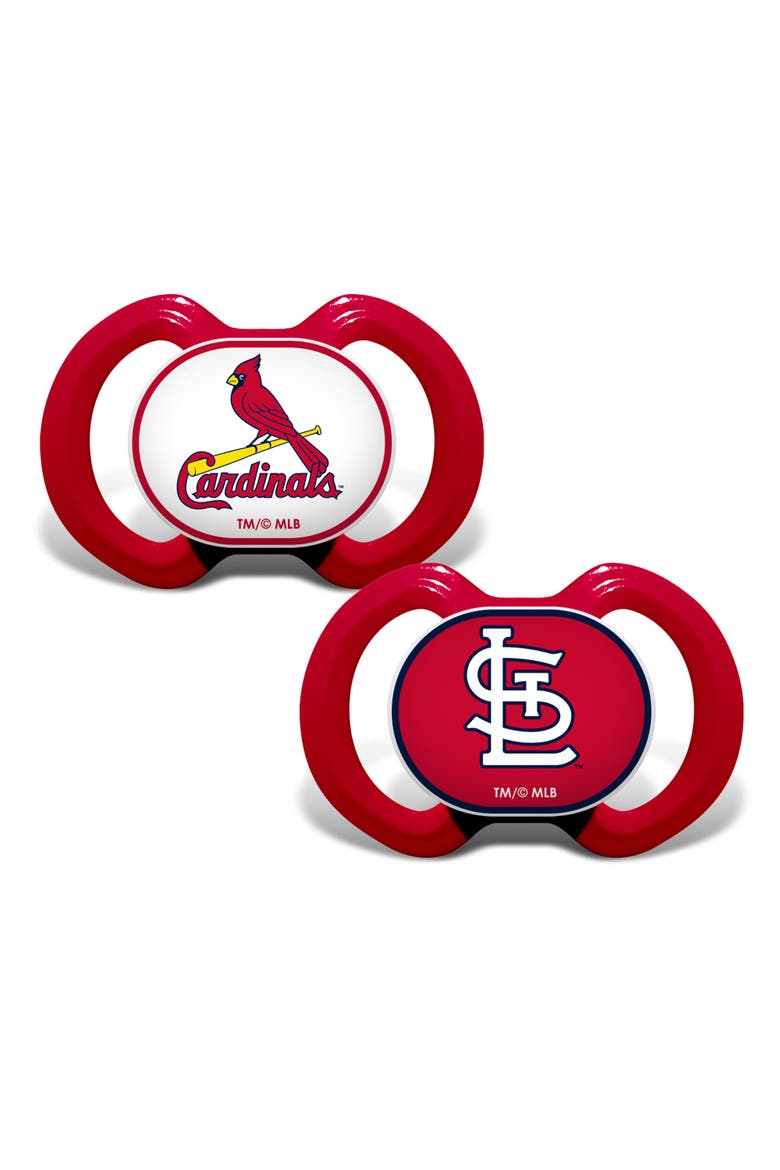 St. Louis Cardinals Pacifier 2-Pack, Main, color, Multicolor