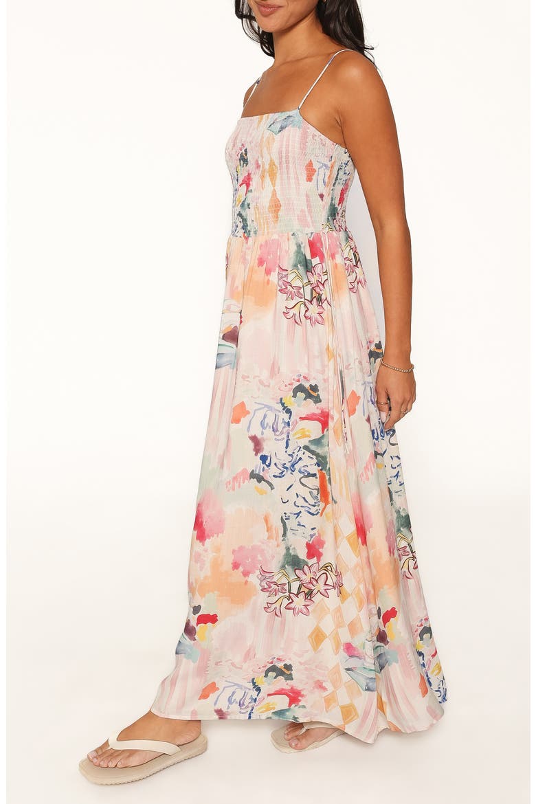 Kalyn Maxi Dress, Alternate, color, PINK WATERCOLOR
