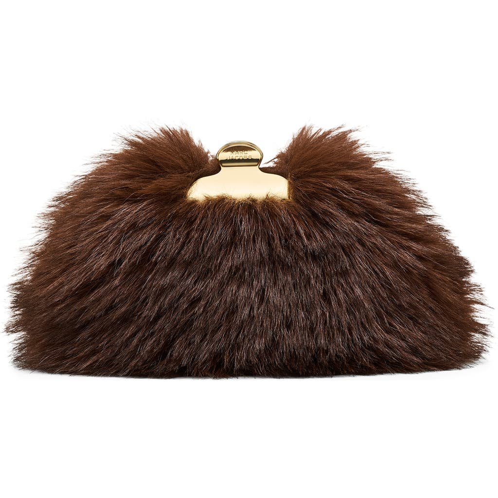 Marc Jacobs The Glam Small Clutch In Brown