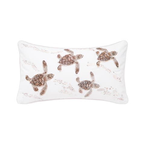 Baby Turtle Neutrals Lumbar Pillow