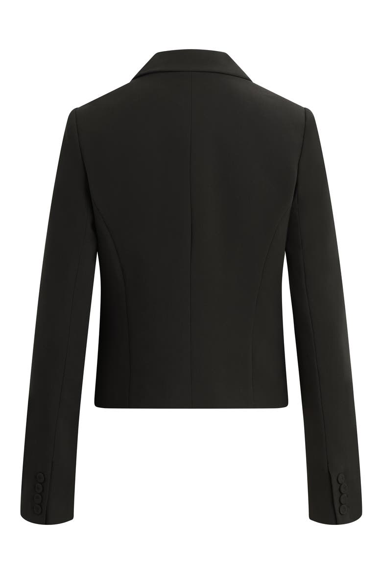 The Short Favorite Blazer, Alternate, color, BLACK