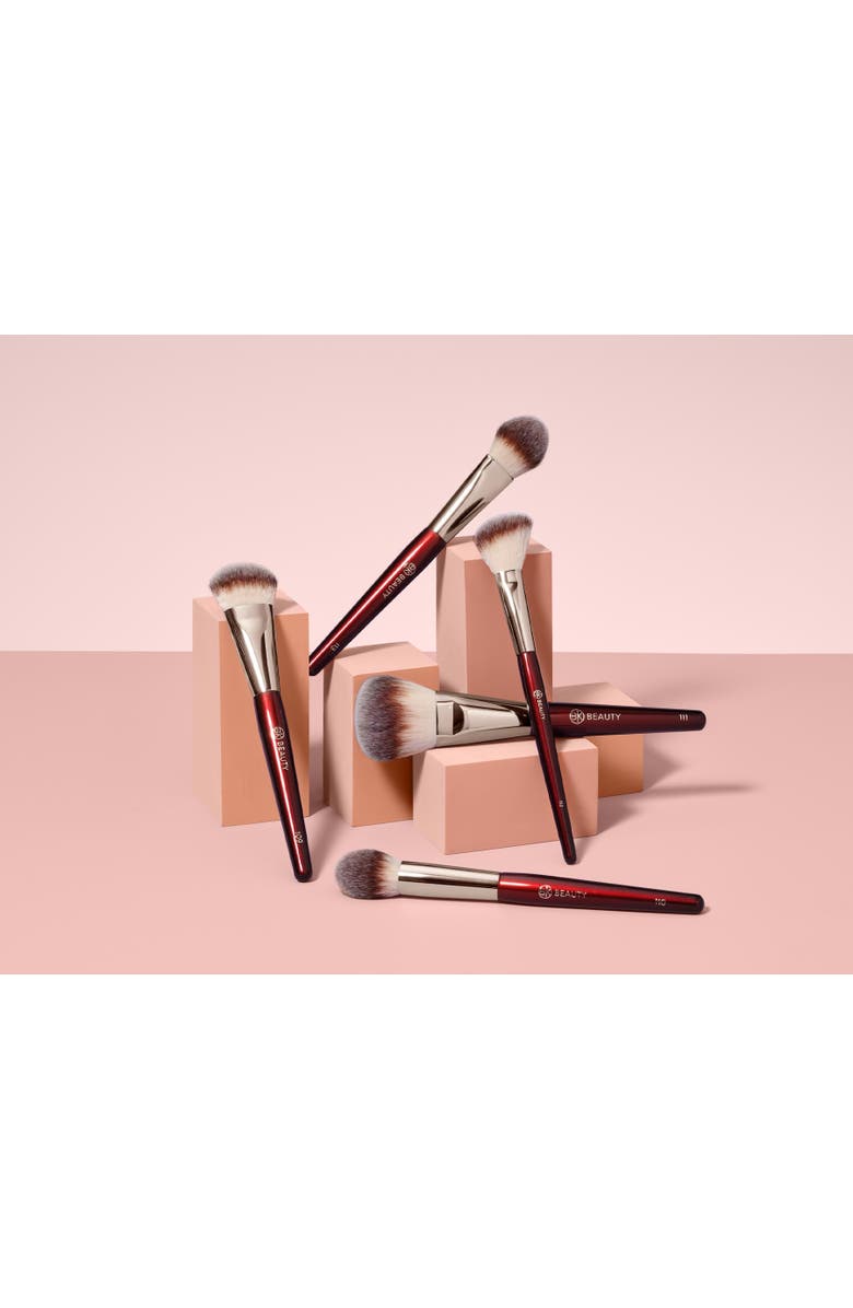 BK Beauty Core Line Extension Face Brush Set, Alternate, color, Burgundy