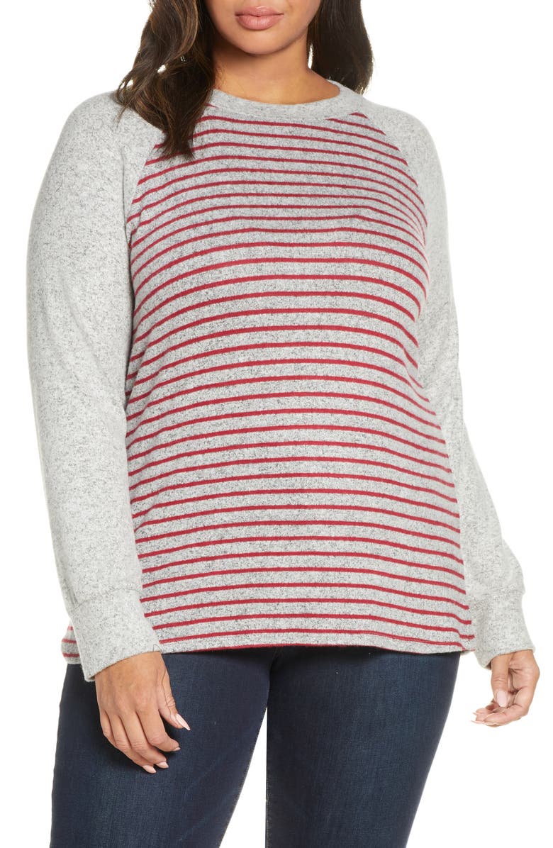 Loveappella Raglan Sweater, Main, color, 