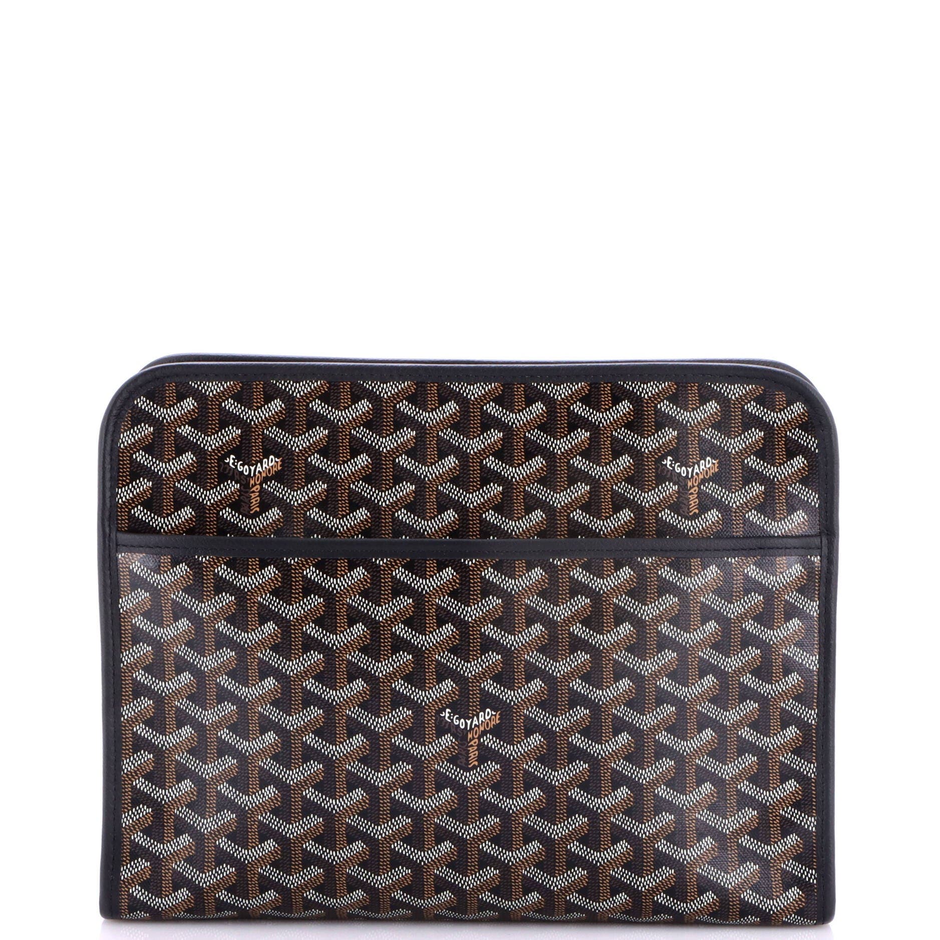 Jouvence Toiletry Pouch Coated Canvas GM, Main, color, Black