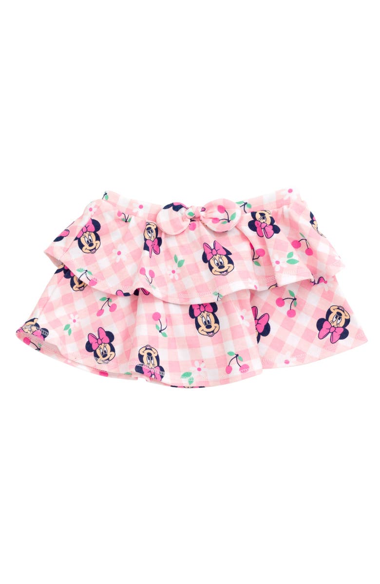 Disney Minnie Mouse Bodysuit Skirt & Headband Set, Alternate, color, Pink