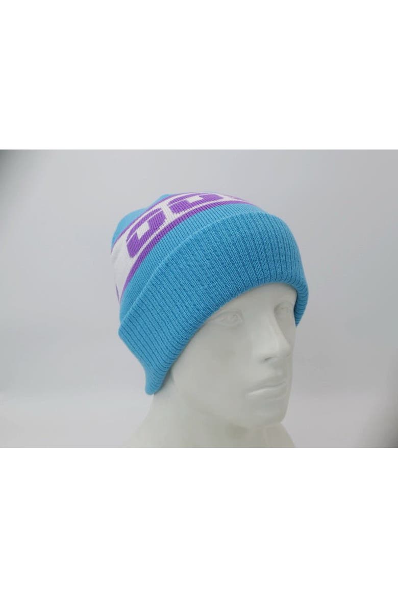 Après Beanie - Blue, Purple, White, Alternate, color, Blue, Purple, White