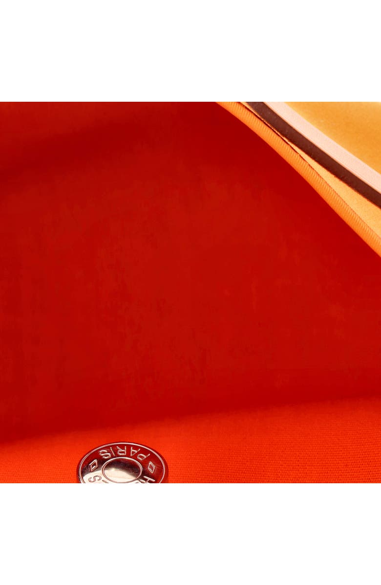 Pre-Owned Hermes Herbag Zip Leather and Toile 31, Alternate, color, Orange H