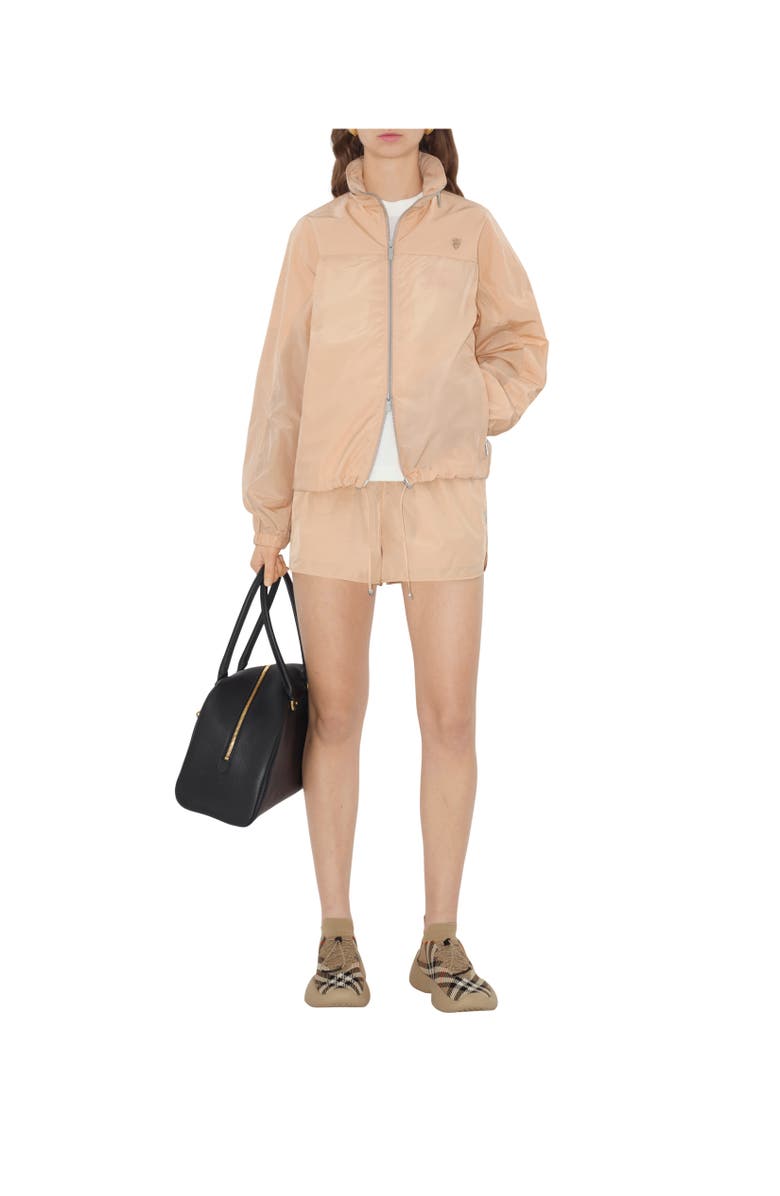 Burberry Nylon Cotton Jacket, Alternate, color, Teacup