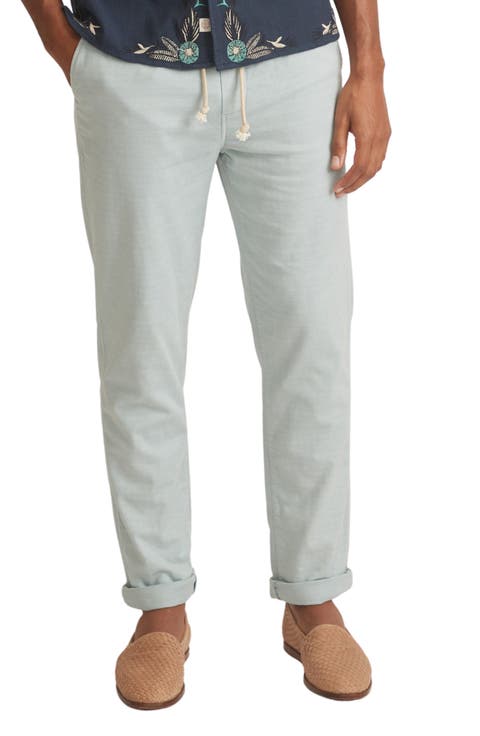 Saturday Slim Straight Leg Stretch Cotton Beach Pants
