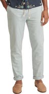 Marine Layer Saturday Slim Straight Leg Stretch Cotton Beach Pants