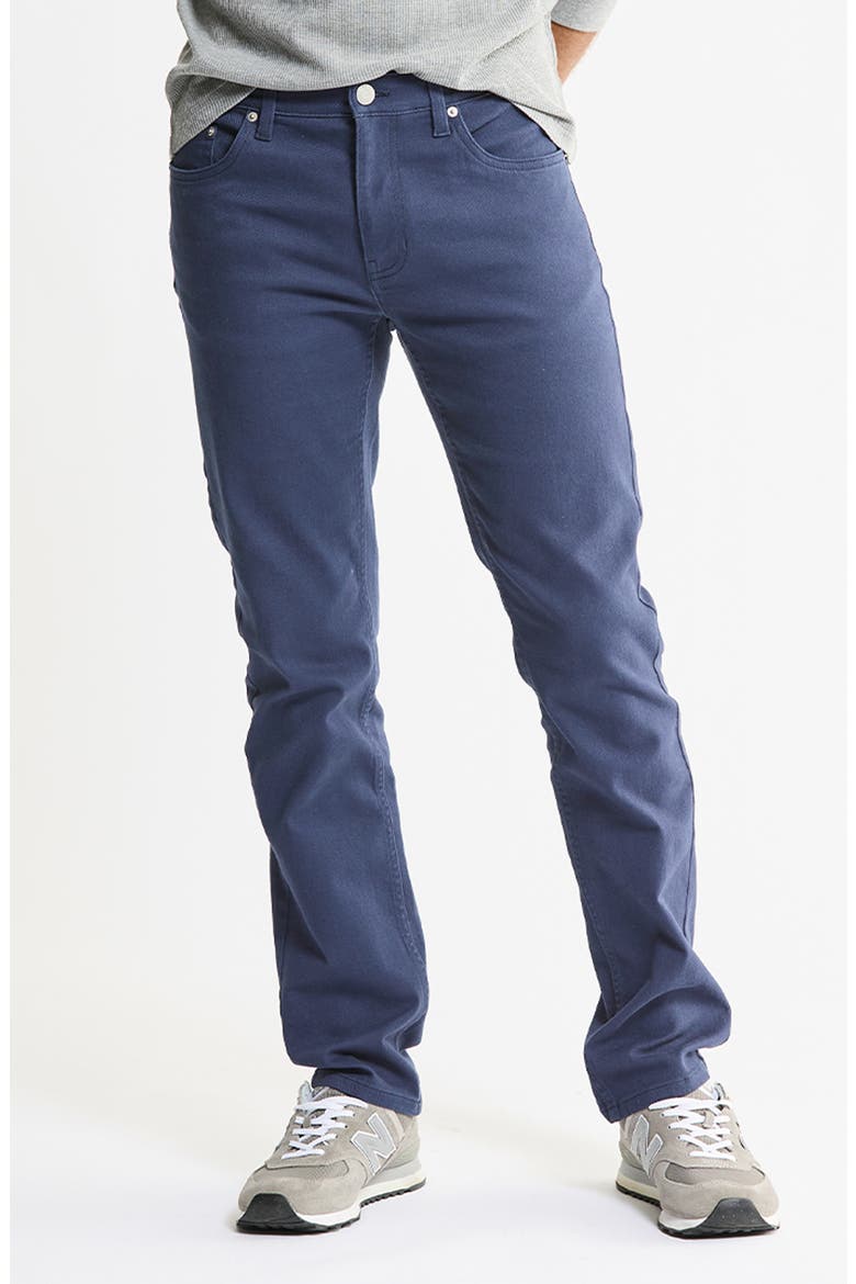 Brushed Bull Denim 5-Pocket Jeans, Main, color, NAVY