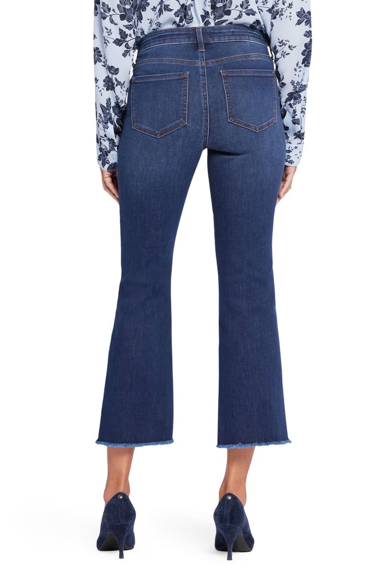 Barbara Fray Hem Ankle Bootcut Jeans, Alternate, color, GOLD COAST