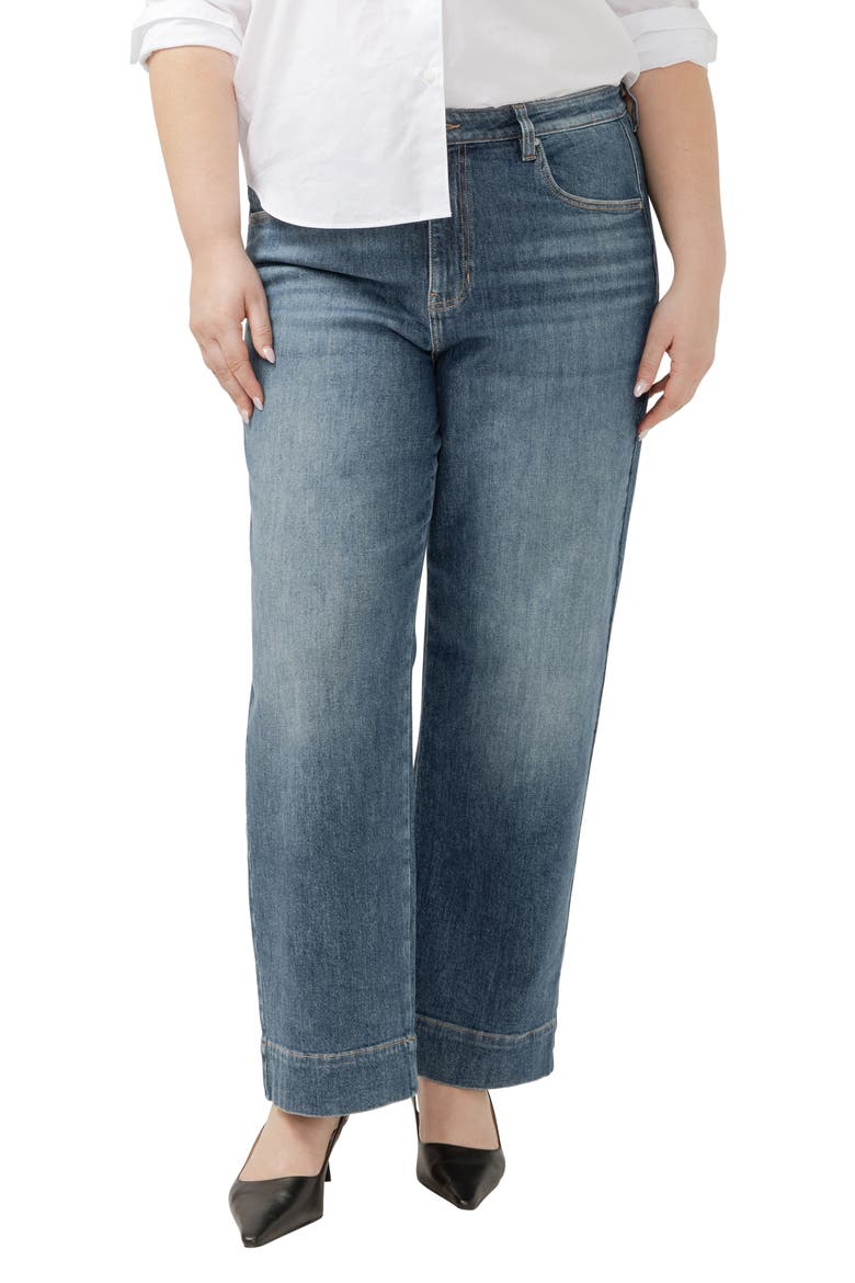 Sophia High Waist Ankle Wide Leg Jeans, Alternate, color, EIFFEL BLUE