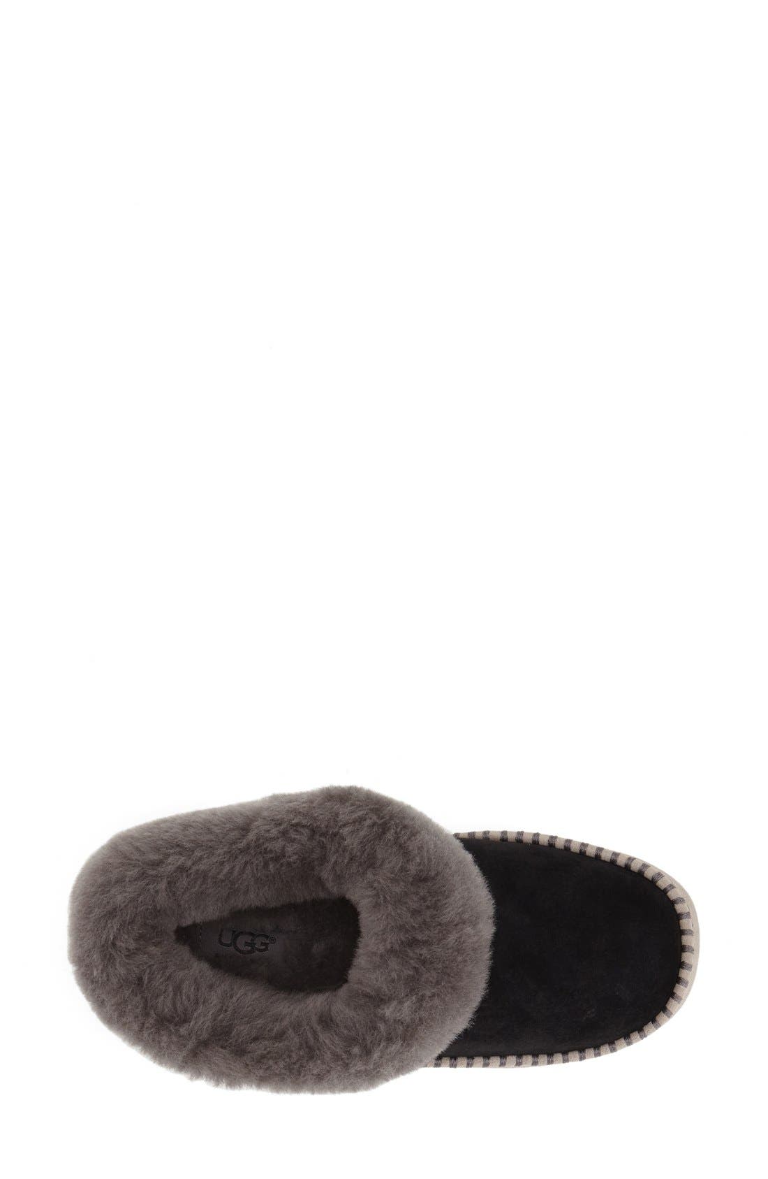 Wrin Slipper, Alternate, color, BLACK SUEDE