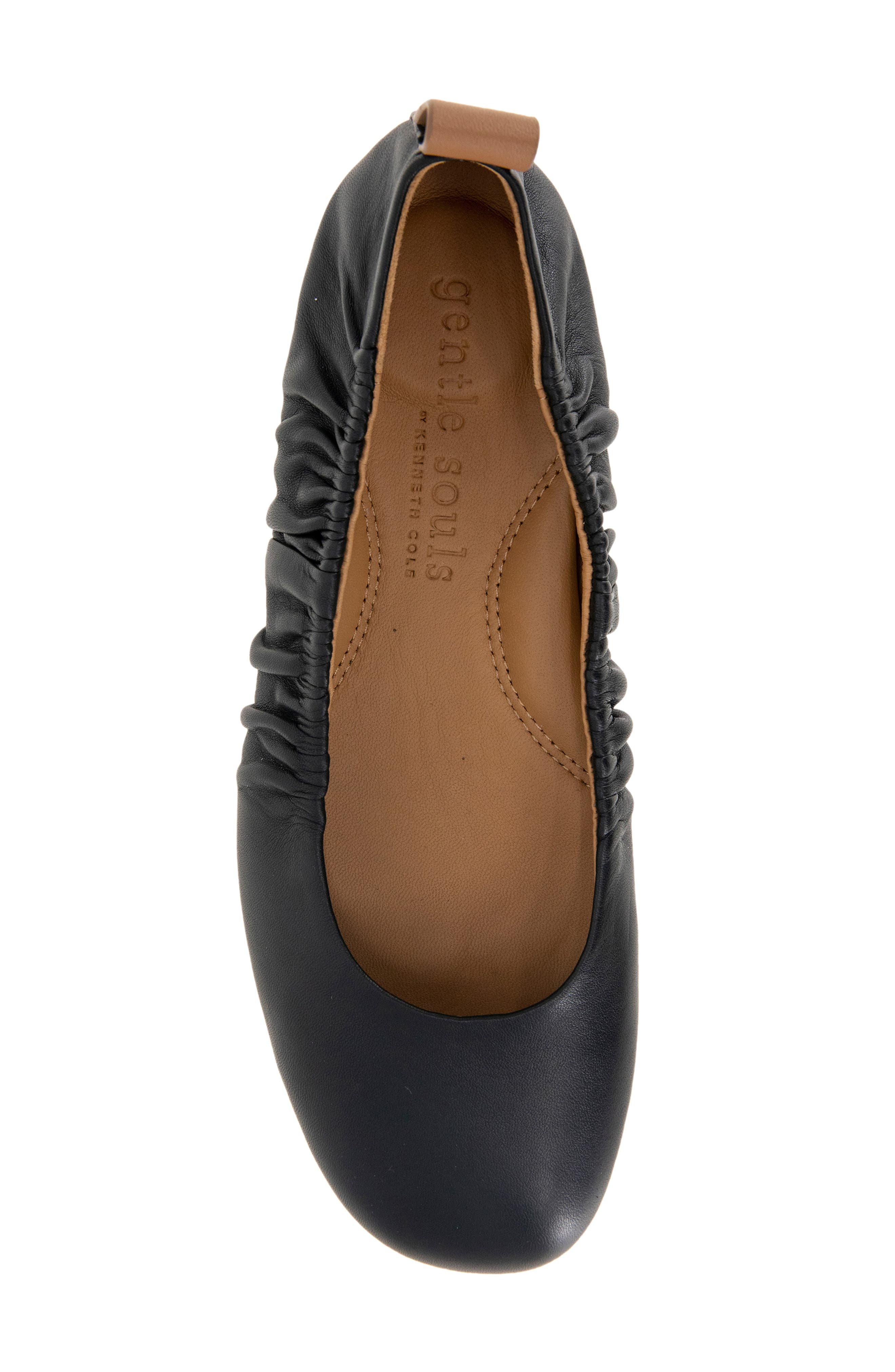 Mavis Ballet Flat, Alternate, color, BLACK LEATHER