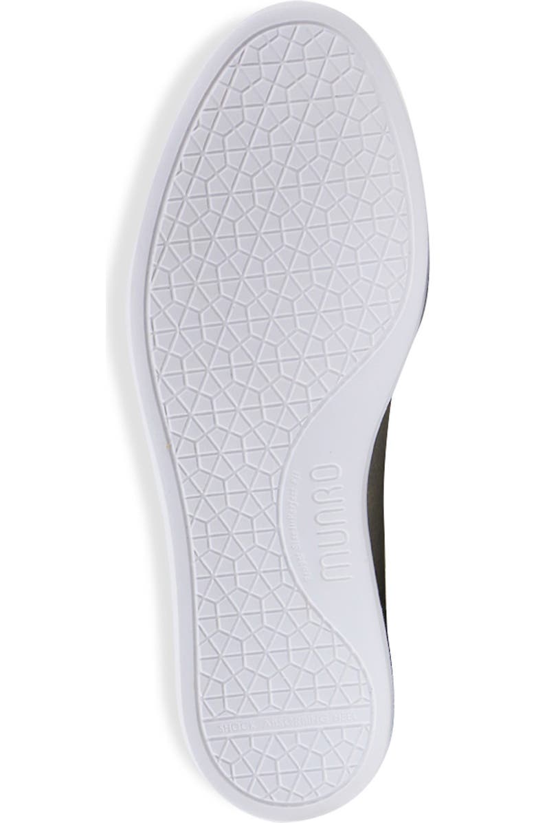 Munro Tilly Sneaker, Alternate, color, Stone Matte Silver Leather