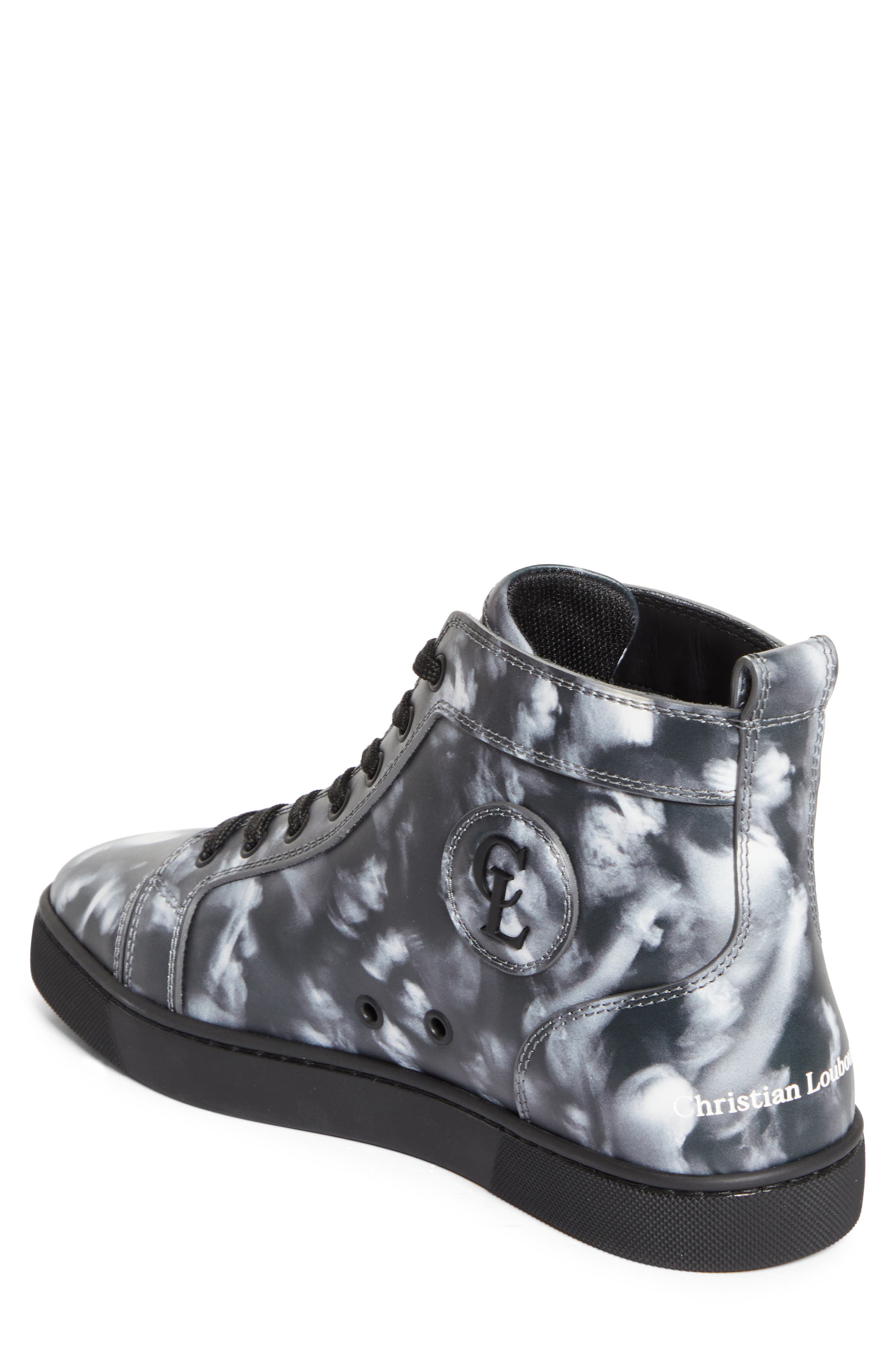 Louis Canopy High Top Sneaker, Alternate, color, B030-BLACK WHITE