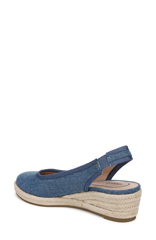 Lifestride Women's Kayden Slingback Wedge Espadrilles In Blue