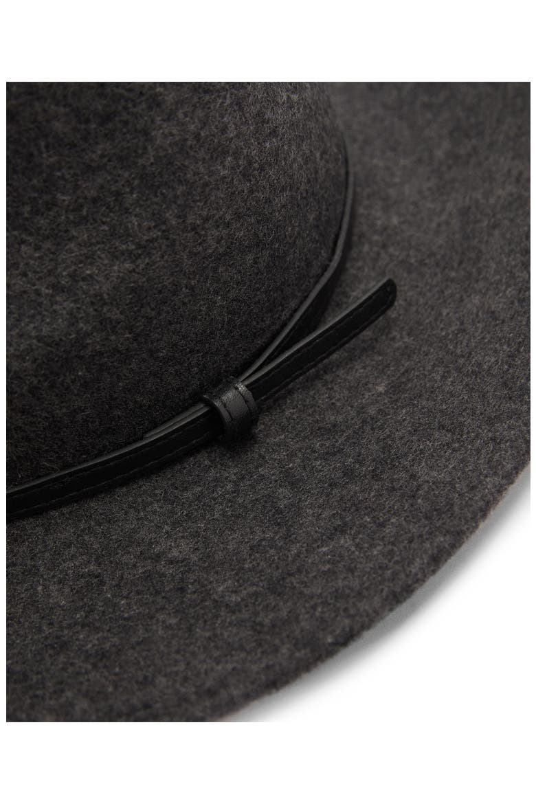 Wool Felt Fedora, Alternate, color, GREY
