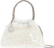 Stella McCartney Mini Falabella Sequin Drawstring Bag