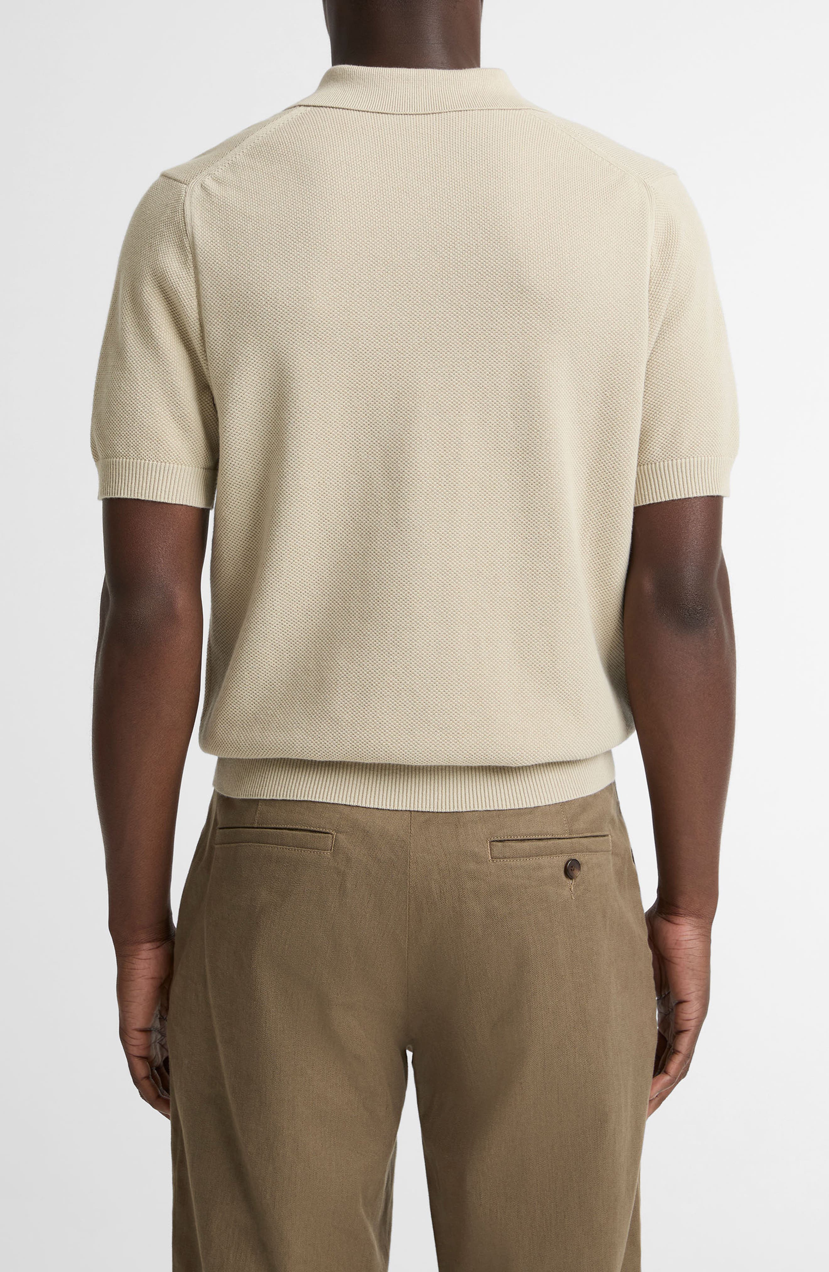 Pique Zip Polo - image 4
