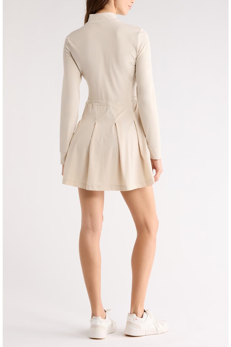 Peak Hybrid Long Sleeve Dress, Alternate, color, MOONBEAM