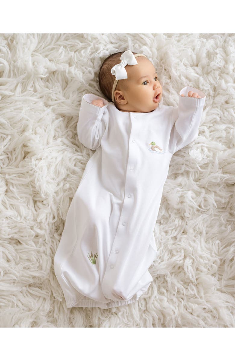 Cuclie Mallard Convertible Gown, White, Alternate, color, White