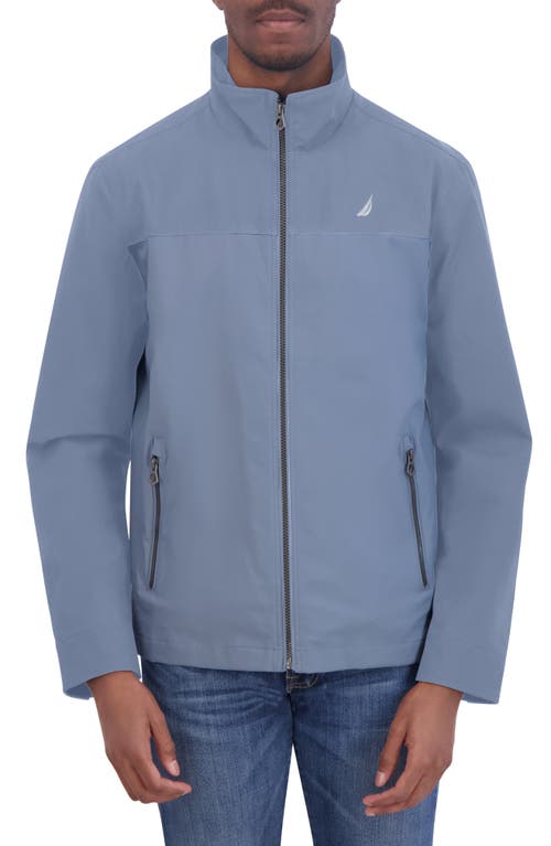 Nautica Lightweight Stretch Water Resistant Golf Jacket in China Blue 