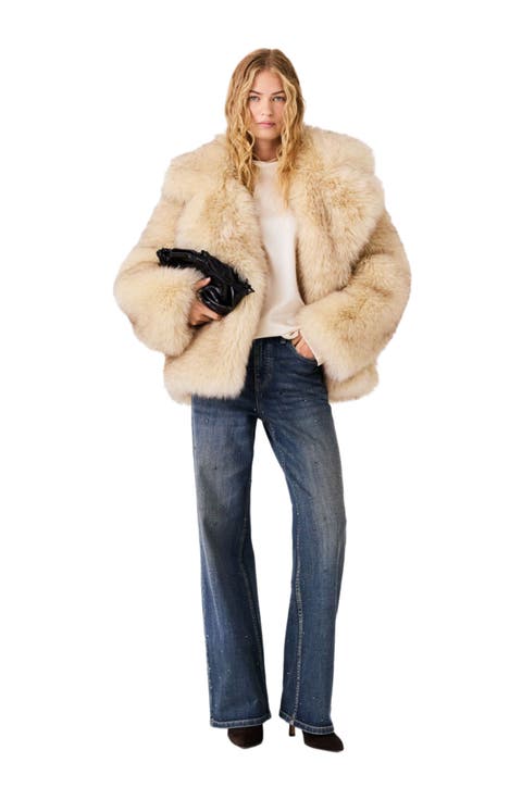 Oversized Faux Fur Coat