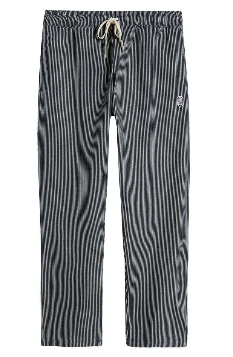 STANDARD ISSUE Railroad Stripe Drawstring Slacker Pants, Alternate, color,