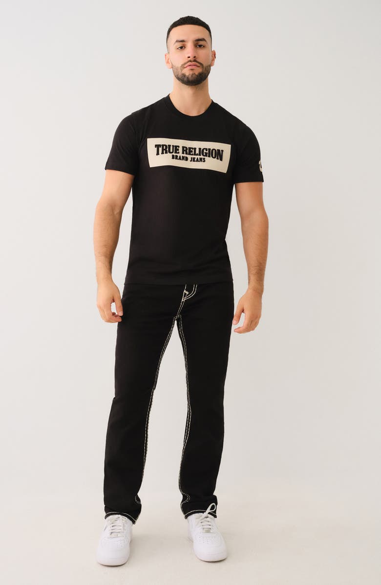 True Religion Embossed Arch Cotton Graphic T-Shirt, Alternate, color, 