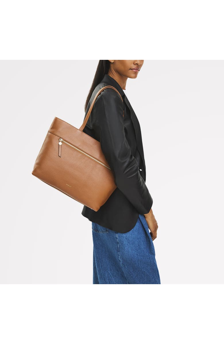 Radley Fountain Road Medium Ziptop Tote Bag, Alternate, color, Indus Tan