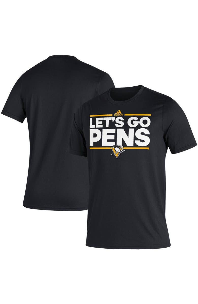 adidas Men's adidas Black Pittsburgh Penguins Dassler Creator T-Shirt, Alternate, color, 