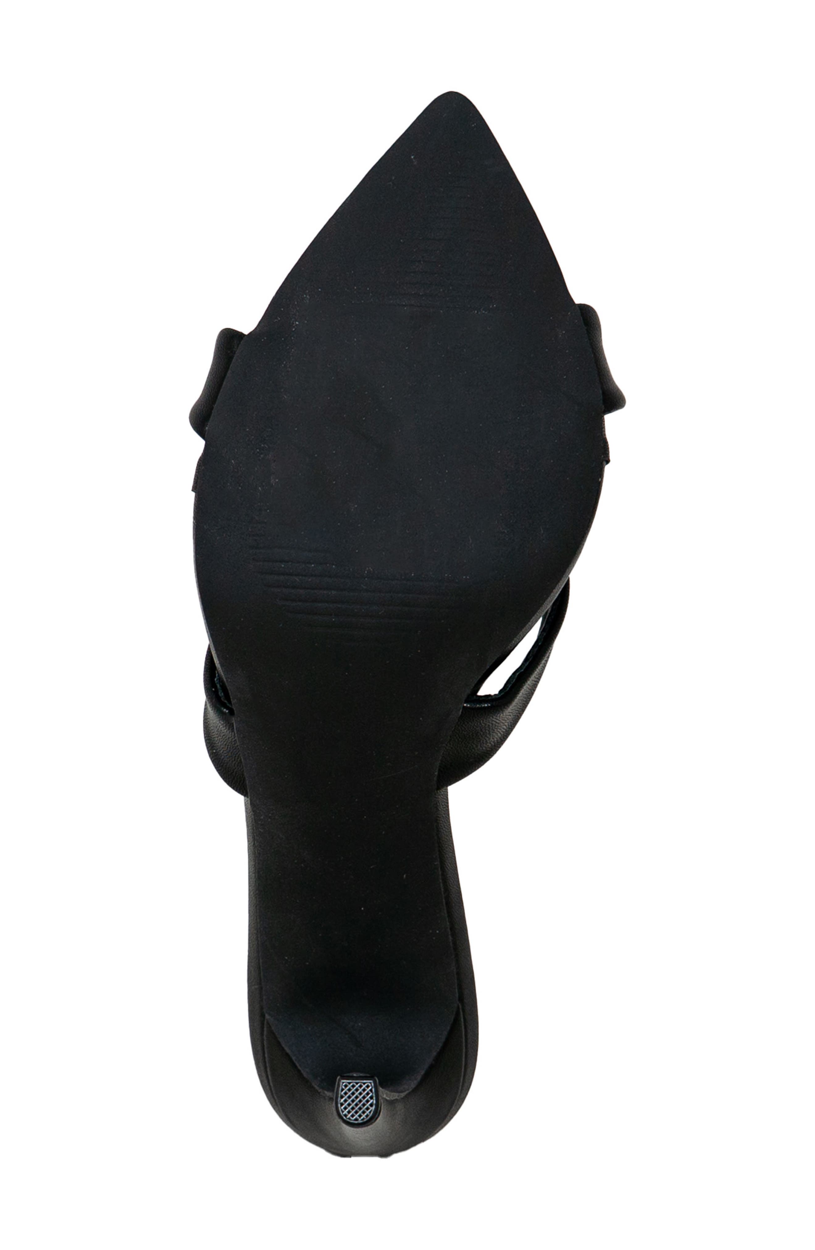 Crisscross Strap Sandal, Alternate, color, BLACK PU