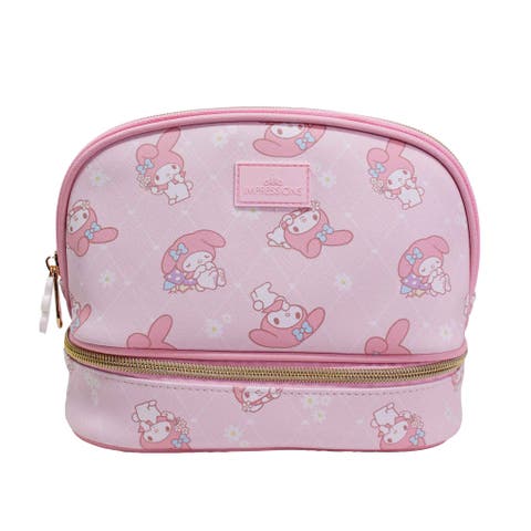 My Melody Double Layer Makeup Bag - Floral