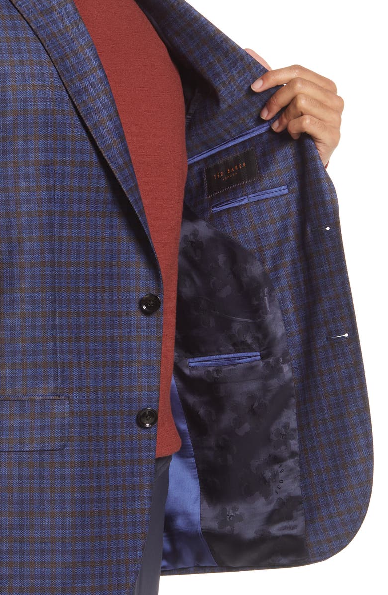Ted Baker London Karl Slim Fit Stretch Wool Sport Coat, Alternate, color,