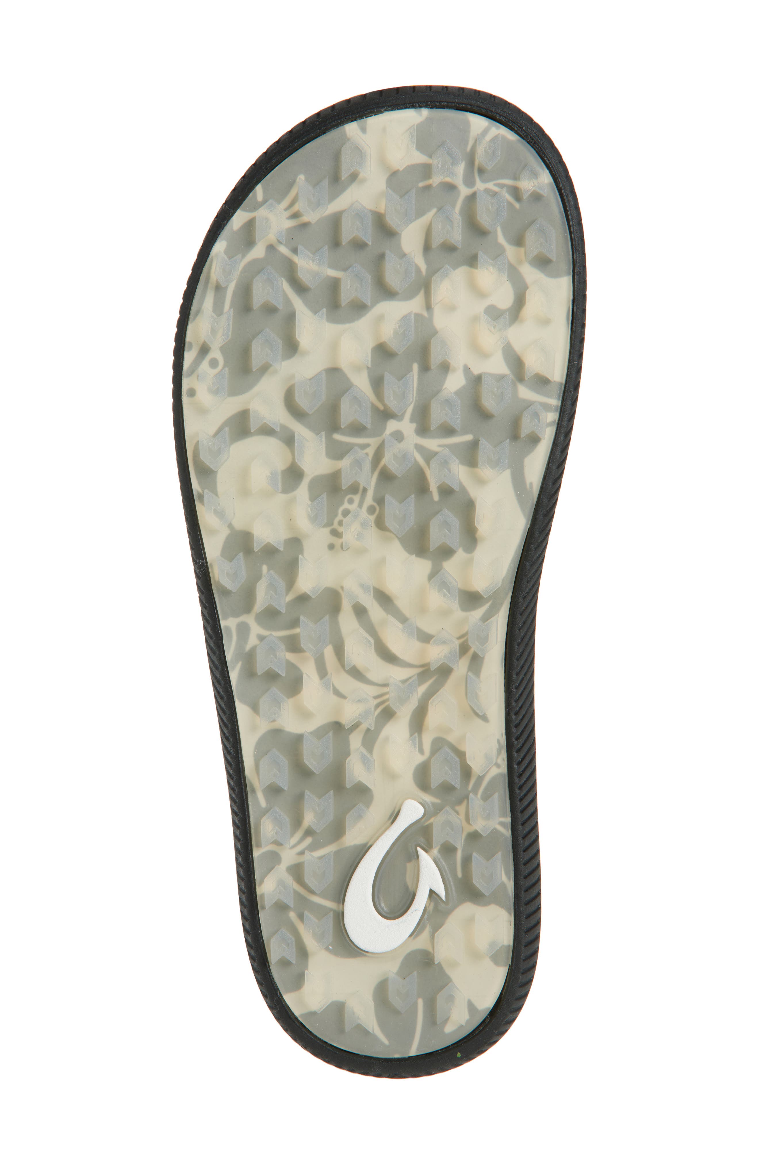 OluKai Ulele Golf Sandal, Alternate, color, White / Lava Rock
