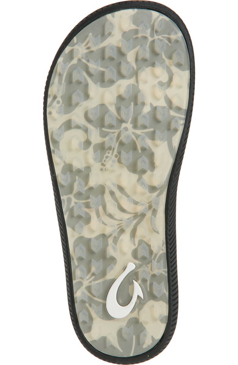 OluKai Ulele Golf Sandal, Alternate, color, White / Lava Rock
