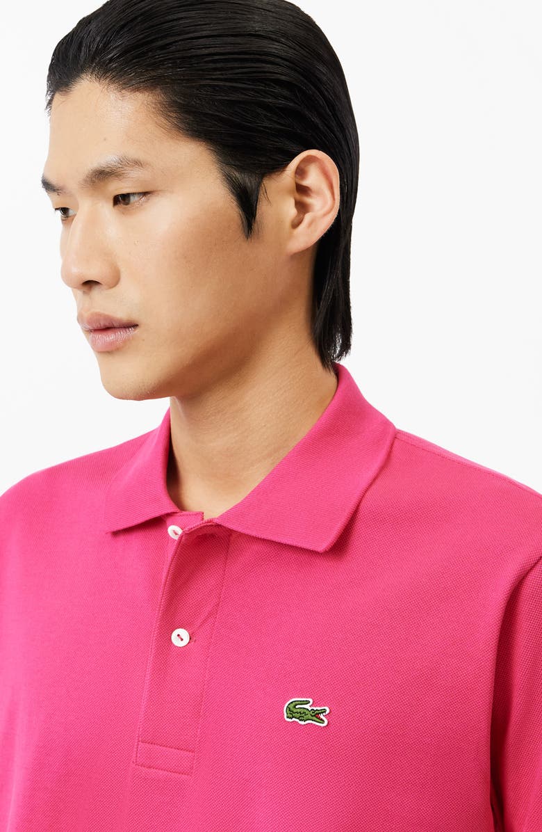 Lacoste Regular Fit Piqué Polo, Alternate, color, Spinel