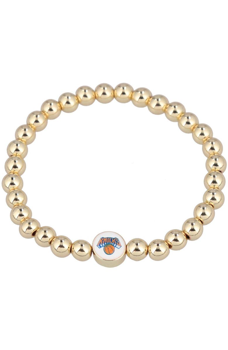 BaubleBar Women's BaubleBar Gold New York Knicks Pisa Bracelet, Main, color, 