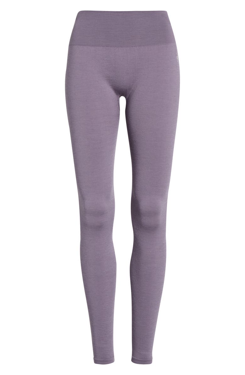 Smartwool Intraknit All Season Merino Wool Blend Base Layer Leggings, Main, color, Purple Storm