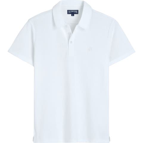 Men's Solid Terry Polo