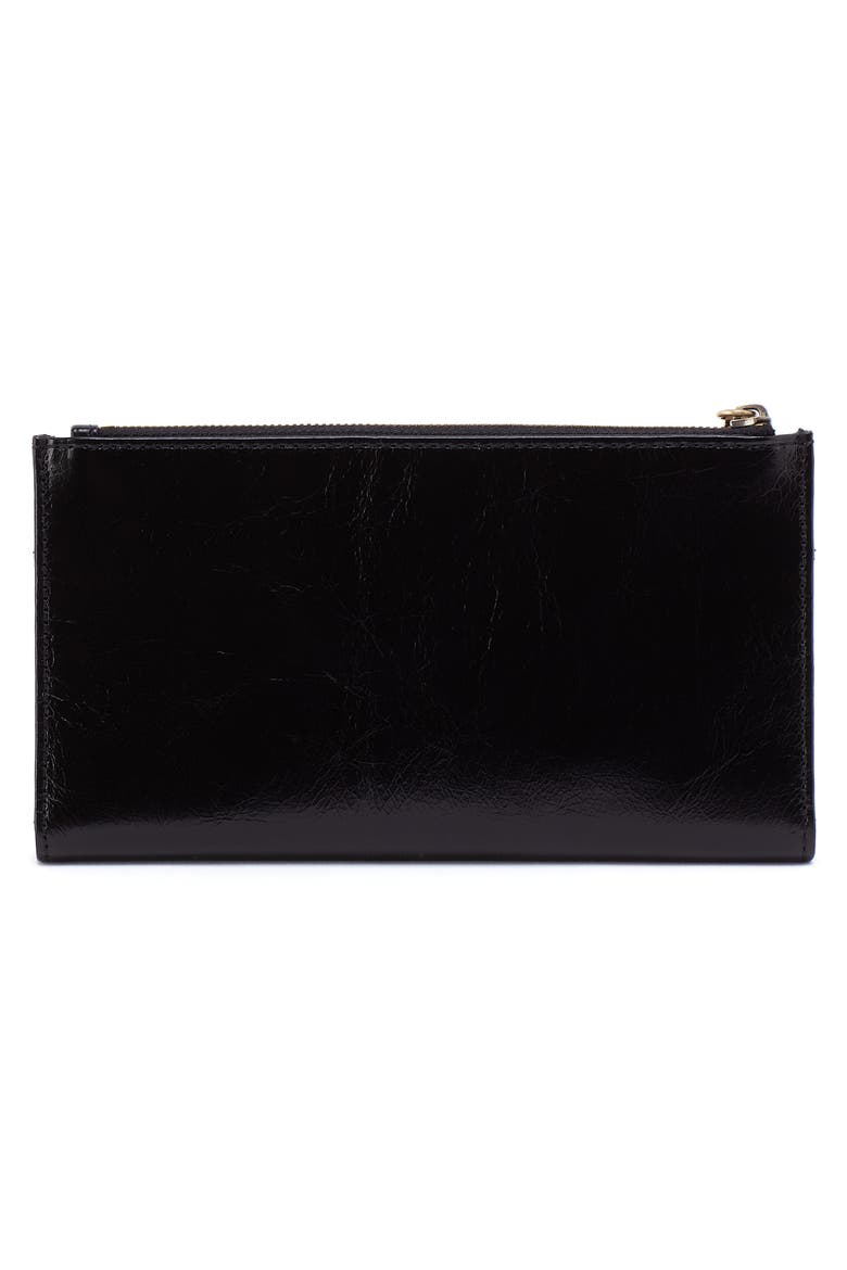 Large Jill Leather Bifold Wallet, Alternate, color, BLACK
