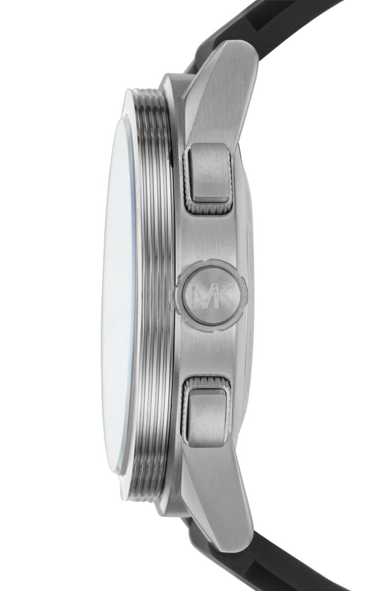 Michael Kors Access Grayson Hybrid Silicone Strap Smart Watch, 47mm, Alternate, color, 