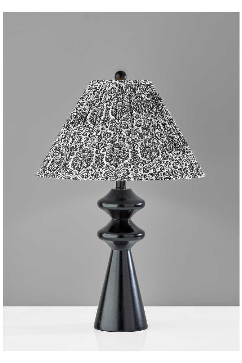 Dahlia Table Lamp, Alternate, color, BLACK